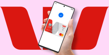 Person adding google pay to phone