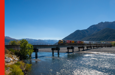 The TranzAlpine train