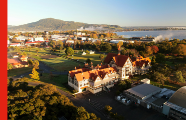 Aerial view of Rotorua