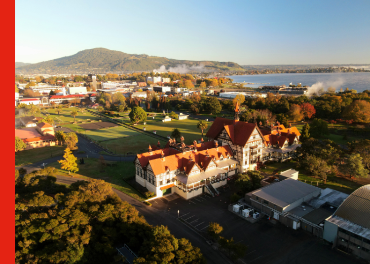 Aerial view of Rotorua